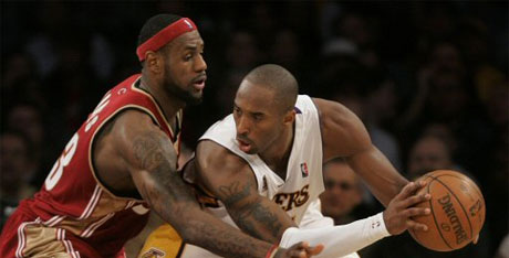 LeBron James és Kobe Bryant